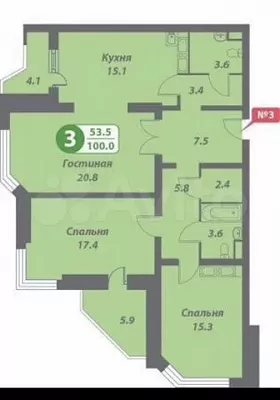 Купить квартиру г Москва, ул Лобачевского, д 45 31900000 рублей